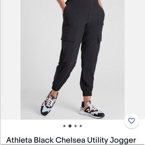 Athleta Chelsea Utility Jogger - Black